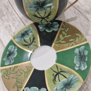 tasse sous tasse fleur